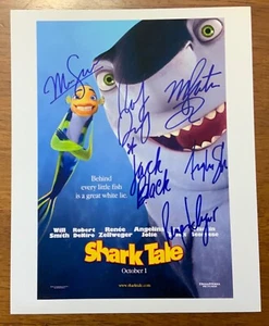 Dreamworks Movie Shark Tale Smith DeNiro Jolie Black Zellweger Signed Cast Photo - Picture 1 of 4