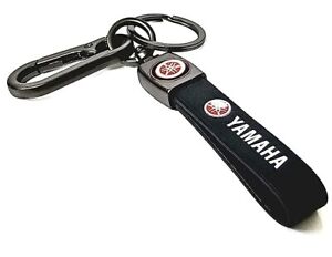 Genuine Leather Car Keychain Keyring Accessories Compatible with YAMAHA