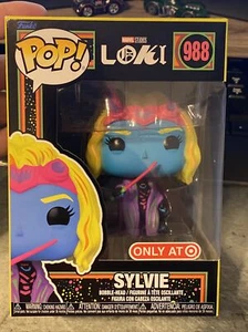 Funko Pop! Marvel Loki Sylvie #988 Black Light Target exclusivo - Imagen 1 de 7