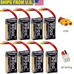 7.4V 3000mAh 2S Lipo Battery w/ XT30 Plug for RC RadioMaster TX16S Hall Jumper - Picture 1 of 39