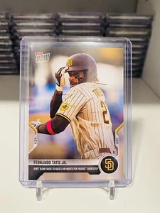2021 Topps Now Fernando Tatis Jr DON’T BLINK Card #126 Padres 2 HR Night Dodgers - Bild 1 von 1