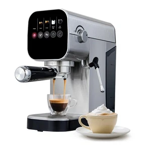 Máquina de café espresso con espumador de leche al vapor máquina de capuchino compacta con prog... - Imagen 1 de 8