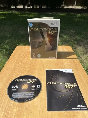 GoldenEye 007 Nintendo Wii 2010 Complete CIB W/ Manual Adult Owned Collection - Image 1 of 2
