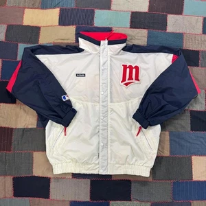 Giacca bianca vintage anni 90 MLB Minnesota Twins Columbia Sportswear taglia L - Foto 1 di 6