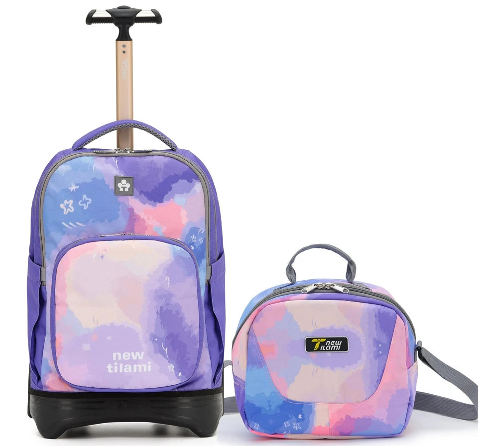 18 inch Rolling Backpack Boys & Girls for School – Durable, Waterproof, Adjus... - Image 1 of 4