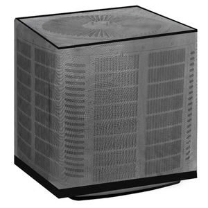 Air Conditioner Cover 35.4x35.4x39.4" All Seasons Air Conditioning Cover Black - Picture 1 of 9