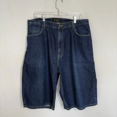 Sean John Men's Blue Denim Shorts Vintage 90s/Y2k Skater Hiphop Baggy Size 36 - Image 1 of 4