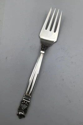Georg Jensen Sterling Silver Acorn Salad Fork No. 041 - Image 1 of 4