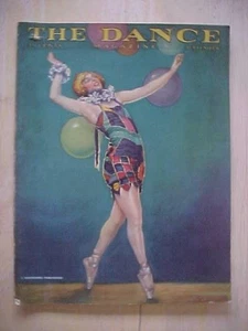 Vintage September 1926 The Dance Magazine Georgia Ingram Art Deco Front Cover - Picture 1 of 1