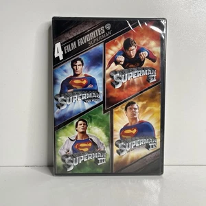 Superman 4-Film DVD Favorites Christopher Reeves Movie Collection New Sealed - Bild 1 von 5