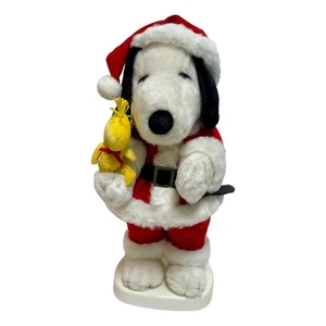 Peanuts Animated Snoopy & Woodstock Weihnachtsfigur funktioniert super mit Adapter 1997 - Bild 1 von 16