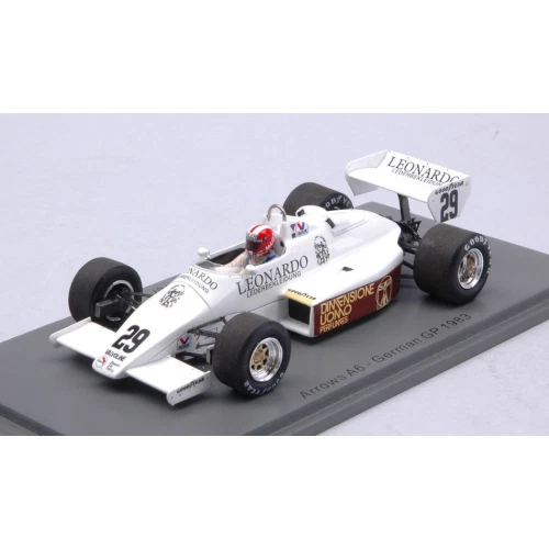 ARROWS A6 MARC SURER 1983 N.29 GERMAN GP 1:43 Spark Model Formula 1 Modellino Nu - Immagine 1 di 1