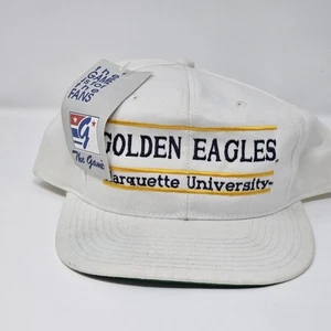 Marquette Golden Eagles Mütze Strapback Cap Herren Basketball The Game Vintage NOS - Bild 1 von 10