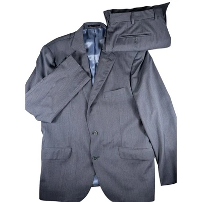 Traje de Hombre J.Hilburn Tela Italiana Hecho en Portugal por GDW Blazer 46L Pantalones 36x30 Foto 1 de 4