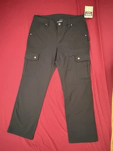 Neu mit Etikett schwarz Damengröße 8 x 31 Duluth Flex Flex Feuerwehrhose entspannt Cargo Arbeitshose - Bild 1 von 17