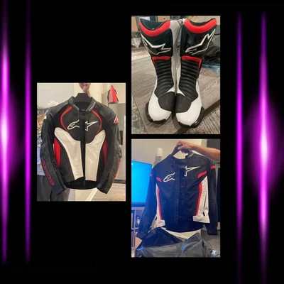 JUEGO DE TRAJE A GRANEL ESTRELLAS ALPINAS y paquete de botas (apenas usado, comprado en 2017) Foto 1 de 4