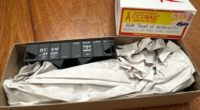 Accurail HO Kit #2555.1 55 Ton USRA Hopper DL&W Lackawanna Road of Anthracite NY - Image 1 of 4