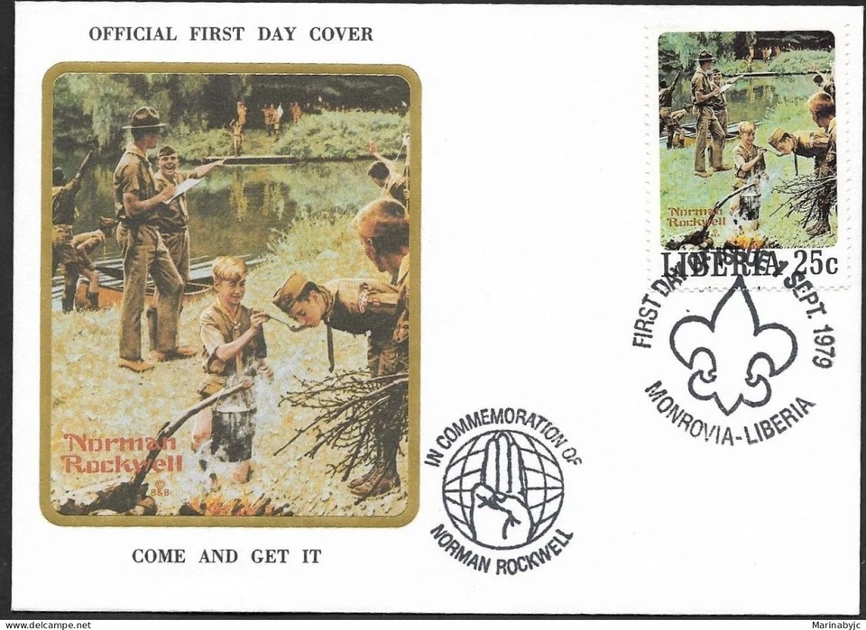 SKV) 1979. Liberia. Scouts. FDC XF - Image 1 of 1