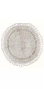 Badematte Vorleger Badvorleger Badteppich creme Duschvorleger Shabby Chic - Bild 1 von 1