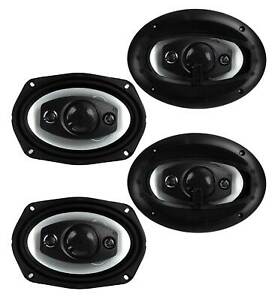 Boss Riot R94 6x9" 1000W 4 Way Car Coaxial Audio Speakers Stereo