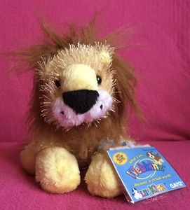 Ganz Webkinz Lil' Kinz Löwe gelbbraun weiches Plüschtier 6,5"" Etikett HS006 - Bild 1 von 14