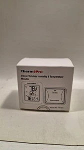 Therm Pro Indoor/Outdoor Humidity and Temperature Monitor #TP60S NEW - Picture 1 of 3