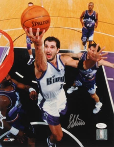 Peja Stojakovic Signed Sacramento Kings 11x14 Photo JSA - Picture 1 of 1