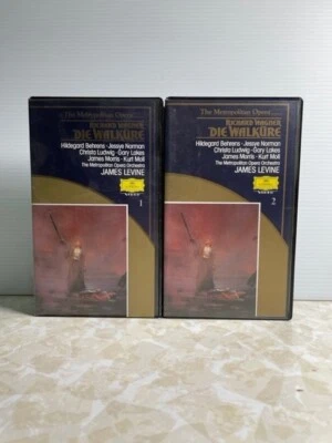 Richard Wagner Die Walkure The Valkyrie VHS 2 tape set The Metropolitan Opera - Image 1 of 4