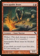 Magic MTG Tradingcard Shadowmoor 2008 Inescapable Brute 95/301