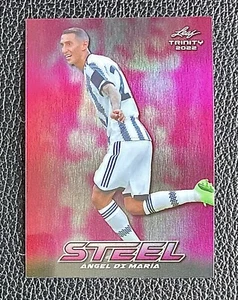 Angel Di Maria 2022 Hoja Trinidad Acero Rosa #’d/6 - Imagen 1 de 2
