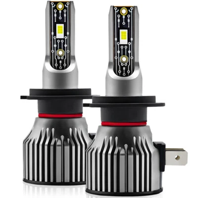 H7 Car LED Lights A6 Headlight Front Spotlight Fog Lamp Direct Insertion 6500K - Image 1 of 4