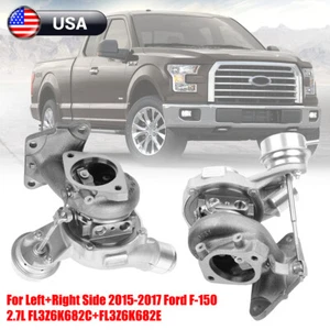 Pair of Turbochargers L+R for Ford F-150 2.7L V6 2015-2017 FL3Z6K682D FL3Z6K682E - Foto 1 di 12