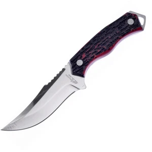 Frost Cutlery Red Delrin Stainless Steel Fixed Blade Skinning Knife KH017STR - Picture 1 of 1
