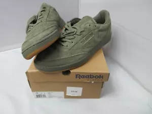 Reebok Club C 85 TG BD4759 Mens Sz 13 Green Suede Casual Lifestyle Sneakers - Picture 1 of 23