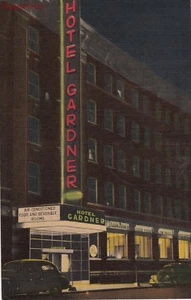 AK Hotel Gardner Fargo North Dakota 1953 - Bild 1 von 2