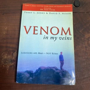 Venom in My Veins Terry L. Jones and David Nixon 2005 Paperback Biography Book - Picture 1 of 5