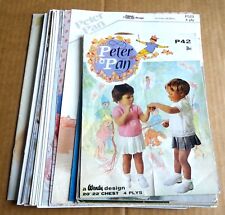 MULTI-LIST SELECTION OF PETER PAN BABY, KIDS, MENS, LADY'S KNITTING PATTERNS (A)