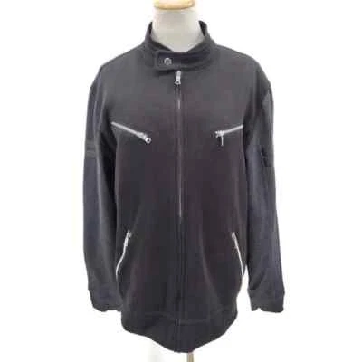 INC International Concepts sudadera estilo moto forrada piel sintética talla grande Foto 1 de 3