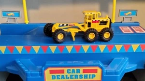 1998 Maisto 1:64 Diecast Tonka Construction Yellow Road Grader - Picture 1 of 3