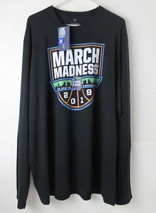 Camiseta negra de manga larga March Madness NCAA 2019 para hombre Fanatics adulto 2XL - Imagen 1 de 4