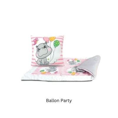 2 in1 Pillow Blanket Hippopotamus MOO DENG collection - Image 1 of 3