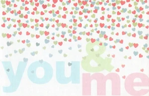 Romantische HAPPY BIRTHDAY Karte, "You & Me Hearts" von American Greetings + Umschlag - Bild 1 von 4