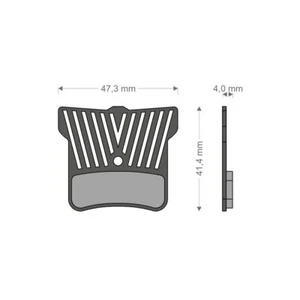 Brenta Pastiglie freno LightTech SHIMANO XT BR/SAINT BR/ZEE BR/BR MT520 - Bild 1 von 1