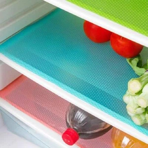 9 Pack Refrigerator Mats,Washable Fridge Mats Liners Easy to Clear Fridge Pad... - Picture 1 of 6