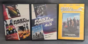 Fast & Furious 6-Movie DVD Lot (1, 2, 3, 4, 5, 6) - Very Good Condition - Picture 1 of 12