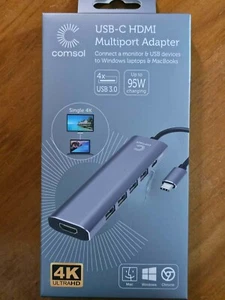 Comsol USB-C HDMI Multiport Adapter Up to 95W Charging RRP $99 - Picture 1 of 2