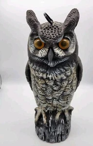 Dalen Products Vintage Owl Blow Mold 1990 Plastic Garden Decoy 16" - Picture 1 of 5