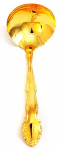 GOLDEN FLIRTATION vergoldet 1881 Rogers Saucenkelle 6,75" NEU NIE BENUTZT - Bild 1 von 5