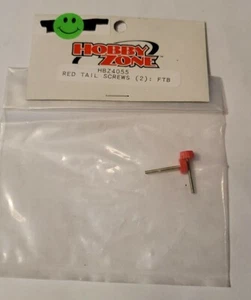 Hobby Zone Red Tail Screws 2 pcs FTB Vintage Rc HBZ4055 - Picture 1 of 1