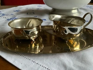 WMF, Tablett Milch und Zucker, versilbert, Vintage, Retro - Bild 1 von 5